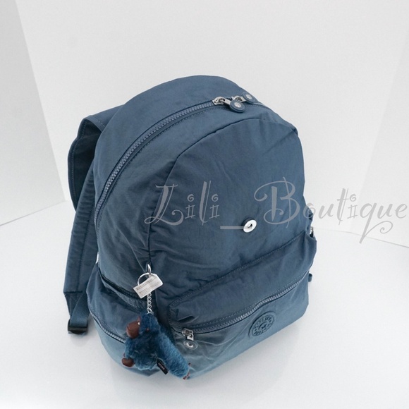 Kipling Ezra Travel Bag School Backpack Polyamide BP4387 Delicate Blue NWT $119 main image 11